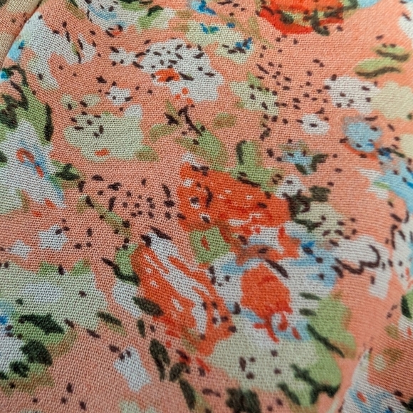 Anthropologie Sachin & Babi Senna Floral Ruffle Sundress Size 6 Boho Chic - Picture 12 of 13